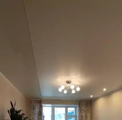 Натяжной потолок в спальню — Тюмень, Герцена, 97, фото 1
